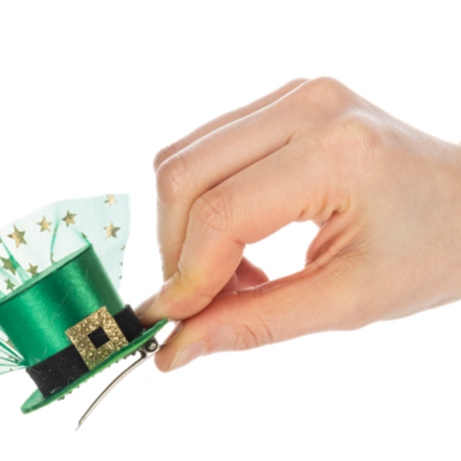 Ganz Leprechaun Hat Hair Clip (1) ER71104 loading=