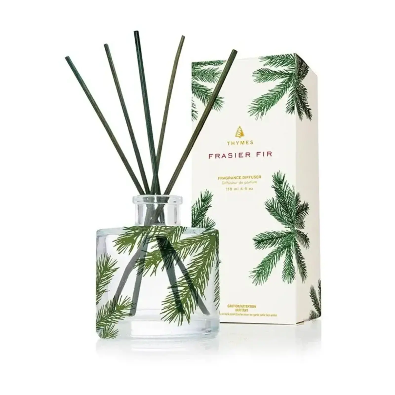 THYMES Frasier Fir Reed Diffuser, Petite Pine Needle Design  TH03505279330 loading=