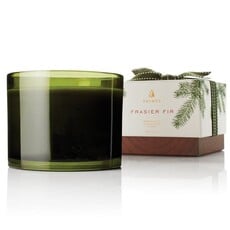 THYMES Frasier Fir Poured Candle, Green 3-Wick   TH03505243310