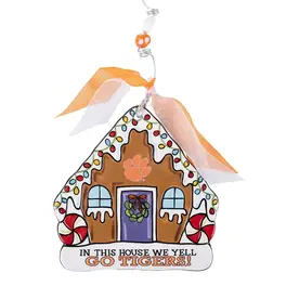 gloryhaus In this House We Yell Go Tigers Ornament   421153412