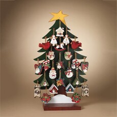 Gerson Wood Holiday Ornament  2489930
