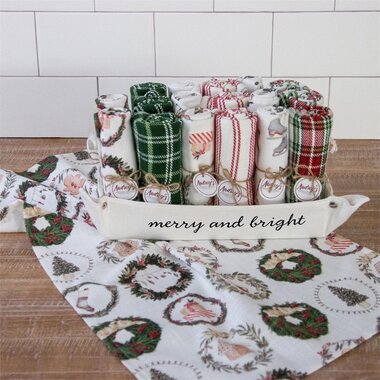 Audrey's Assorted  Christmas Tea Towel (1)  7FA1847