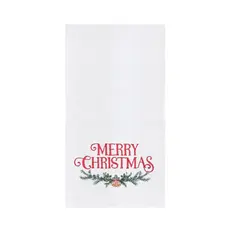 C & F Enterprise Merry Christmas Garland Kitchen Towel  C861711215