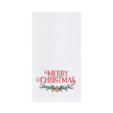 C & F Enterprise Merry Christmas Garland Kitchen Towel  C861711215