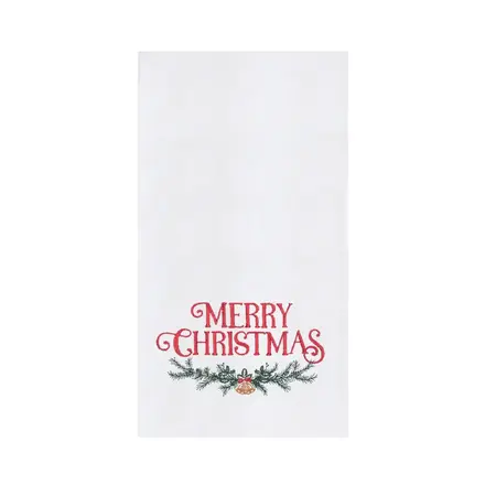 C & F Enterprise Merry Christmas Garland Kitchen Towel  C861711215