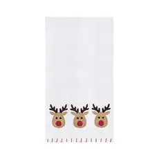 C & F Enterprise Christmas Reindeer Games Kitchen Towel  861712479