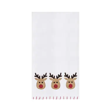 C & F Enterprise Christmas Reindeer Games Kitchen Towel  861712479
