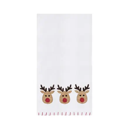 C & F Enterprise Christmas Reindeer Games Kitchen Towel  861712479