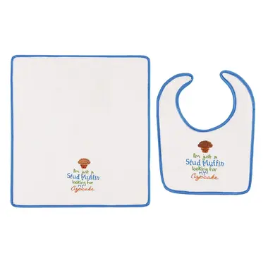 C & F Enterprise Muffin for Cupcake Bib & Burp Cloth   86113080