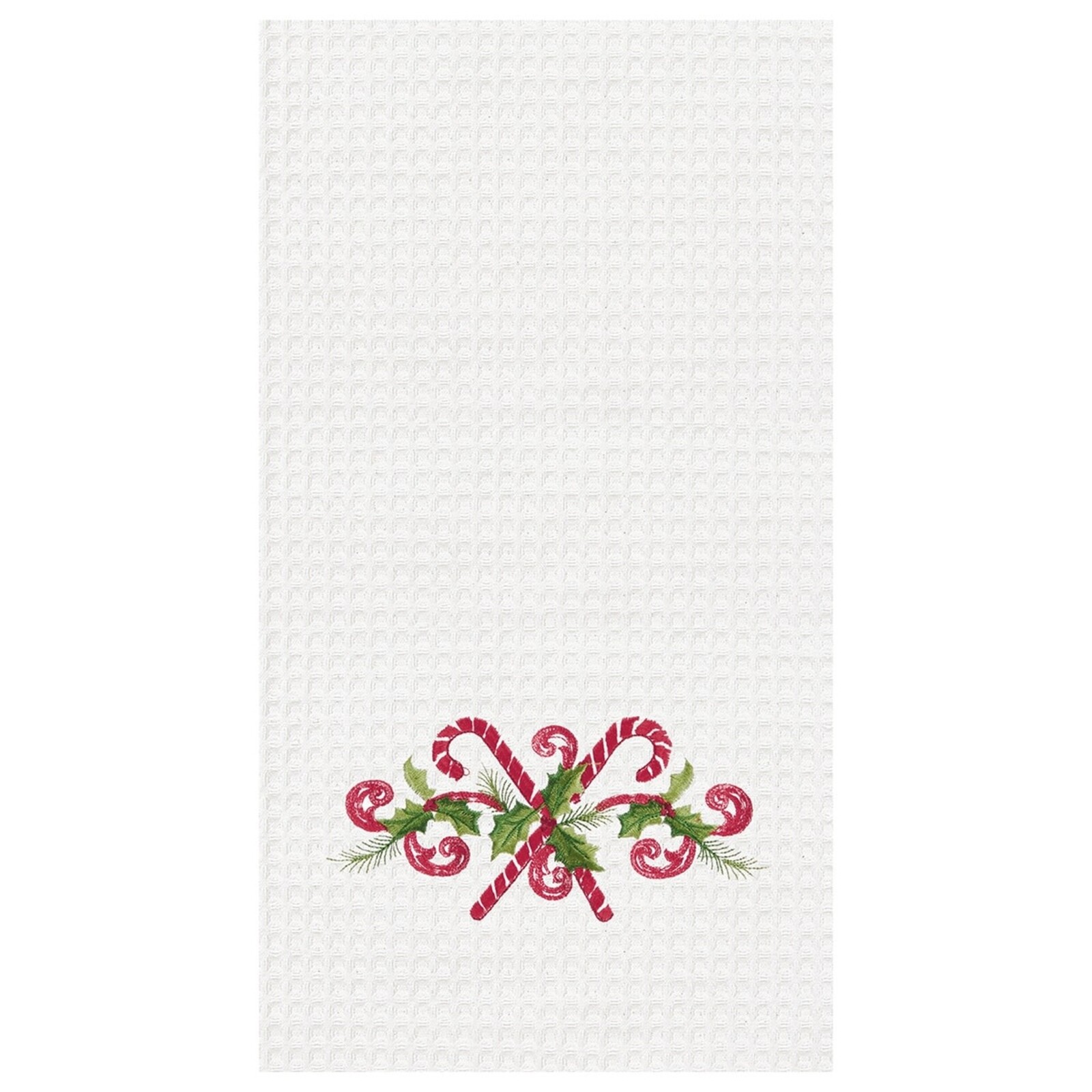 C & F Enterprise Candy Cane Kitchen Towel  84265164 loading=