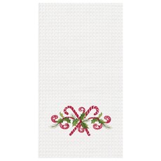 C & F Enterprise Candy Cane Kitchen Towel  84265164