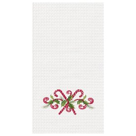 C & F Enterprise Candy Cane Kitchen Towel  84265164