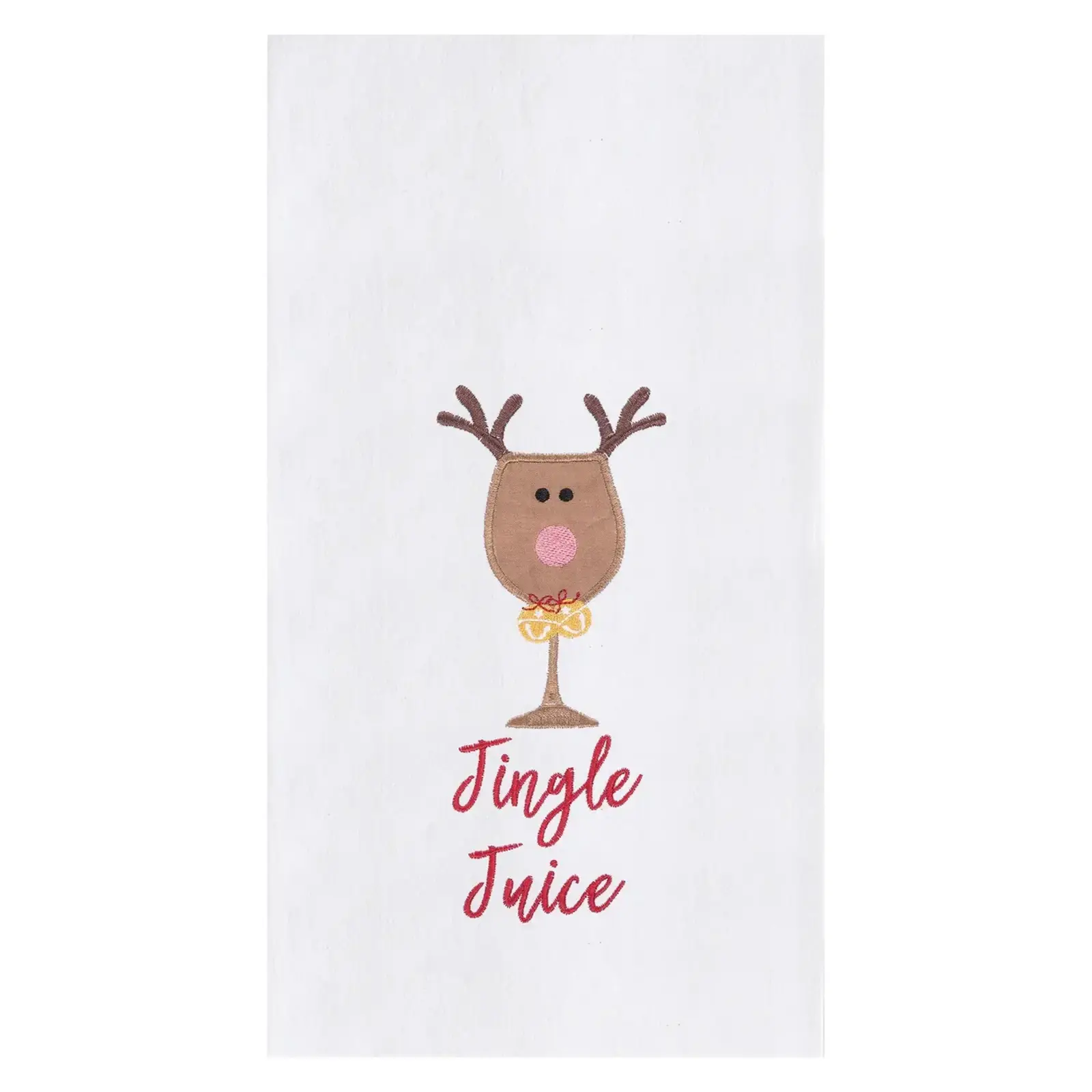 C & F Enterprise Jingle Juice Embroidered Flour Sack Kitchen Towel  86171427 loading=
