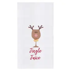 C & F Enterprise Jingle Juice Embroidered Flour Sack Kitchen Towel  86171427