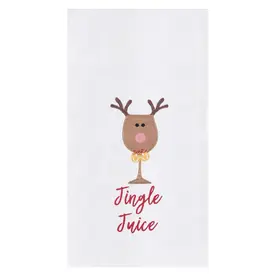 C & F Enterprise Jingle Juice Embroidered Flour Sack Kitchen Towel  86171427