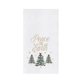 C & F Enterprise Christmas Peace On Earth Forest Kitchen Towel  C861711097