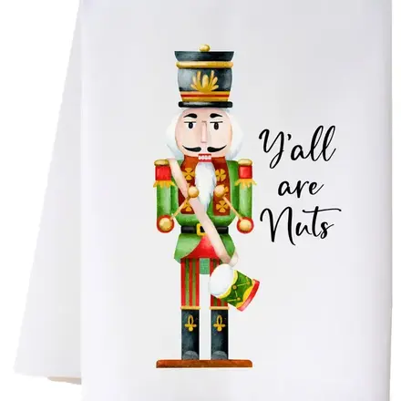 cora & pate Nutcracker Drummer Kitchen Towel  24FSTND