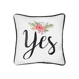 C & F Enterprise Yes/No Mini Pillow  812153148N
