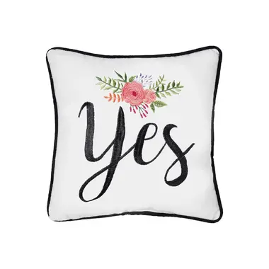C & F Enterprise Yes/No Mini Pillow  812153148N