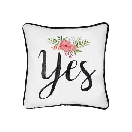 C & F Enterprise Yes/No Mini Pillow  812153148N