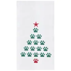 C & F Enterprise Christmas Tree Paws Kitchen Towel  861712429