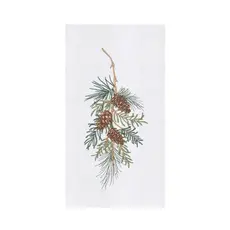 C & F Enterprise Pinecone Swag Kitchen Towel  C861711221