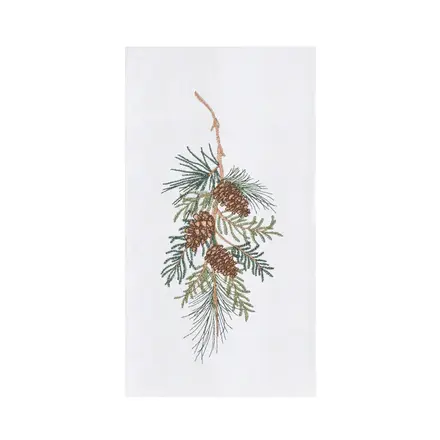 C & F Enterprise Pinecone Swag Kitchen Towel  C861711221
