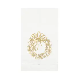 C & F Enterprise Gold Holly Guest Towel  7115052