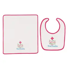 C & F Enterprise Cupcake for Muffin Bib & Burp Cloth  86113079