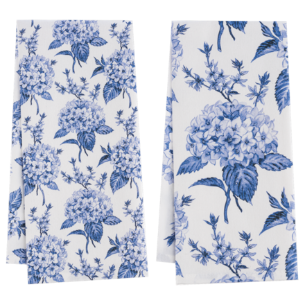 Ganz Hydrangea Tea Towel  CB197039