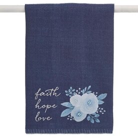 Burton + Burton FAITH, HOPE, LOVE TEA TOWEL