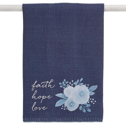 Burton + Burton FAITH, HOPE, LOVE TEA TOWEL