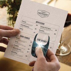 DM Merchandising OptiCard LED Pocket Magnifier  CLPTM2