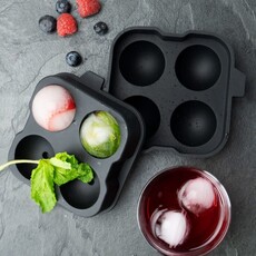 DM Merchandising Krumbs Kitchen Ice Ball Silicone Tray (1)  KKELIT12