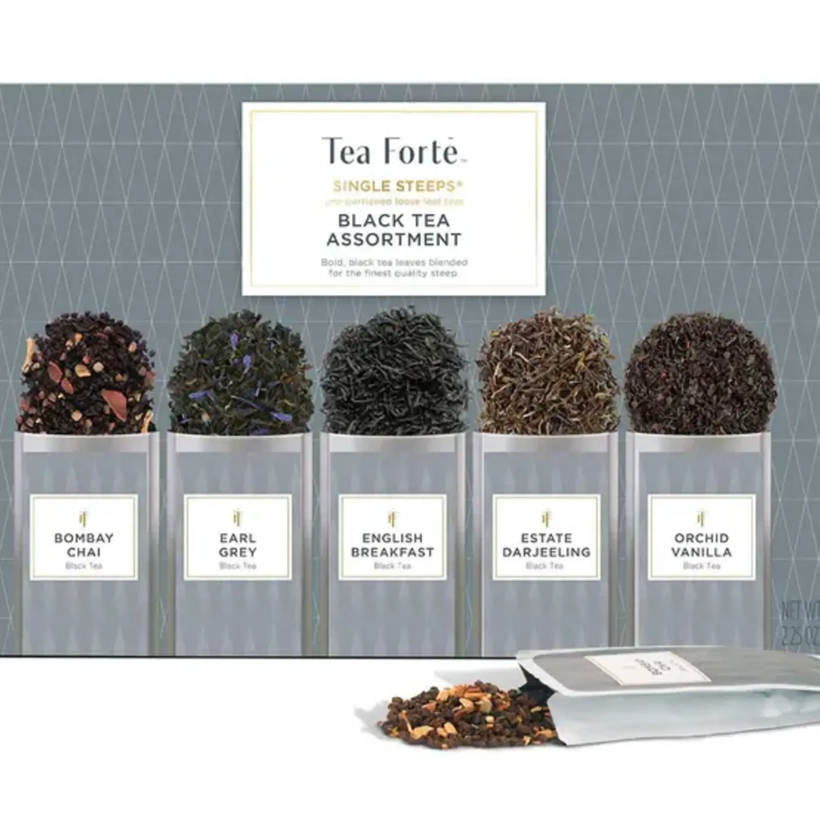 Tea Forte Single Steeps 15 ct Black Tea  17938 loading=