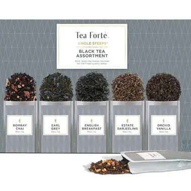 Tea Forte Single Steeps 15 ct Black Tea  17938