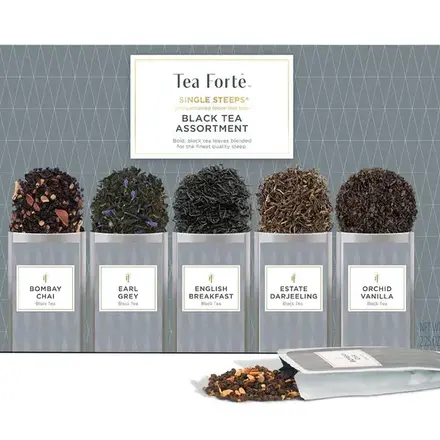 Tea Forte Single Steeps 15 ct Black Tea  17938