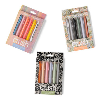 Crush Crush Warmest Regards Quote 6 Pen Set  CRWR24
