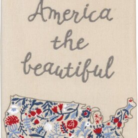 Primitives by Kathy America The Beautiful Kitchen Towel   100721