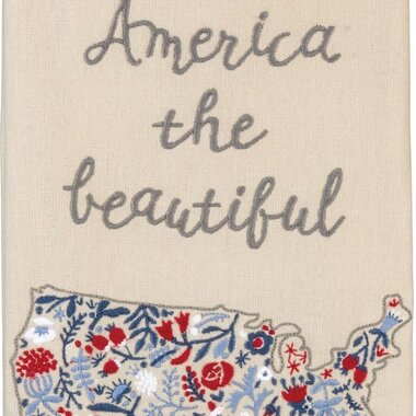 Primitives by Kathy America The Beautiful Kitchen Towel   100721
