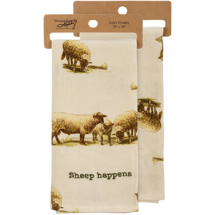 Primitives by Kathy Sheep Happens Kitchen Towel-109827
