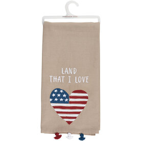 Primitives by Kathy Land That I Love Kitchen Towel  117547