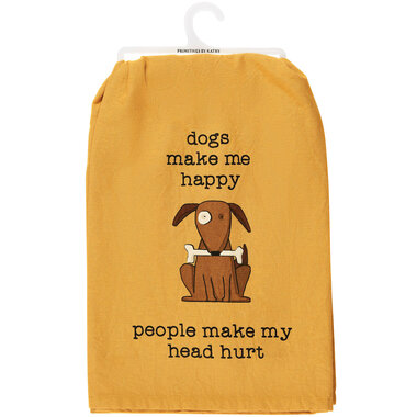 Primitives by Kathy Head Hurt Kitchen Towel  117828