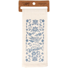 Primitives by Kathy Be Filled With Wonder Kitchen Towel  119041