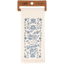 Primitives by Kathy Be Filled With Wonder Kitchen Towel  119041