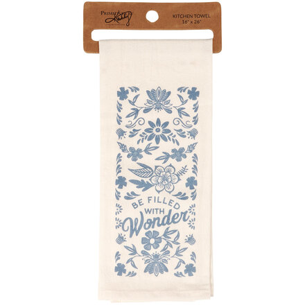 Primitives by Kathy Be Filled With Wonder Kitchen Towel  119041