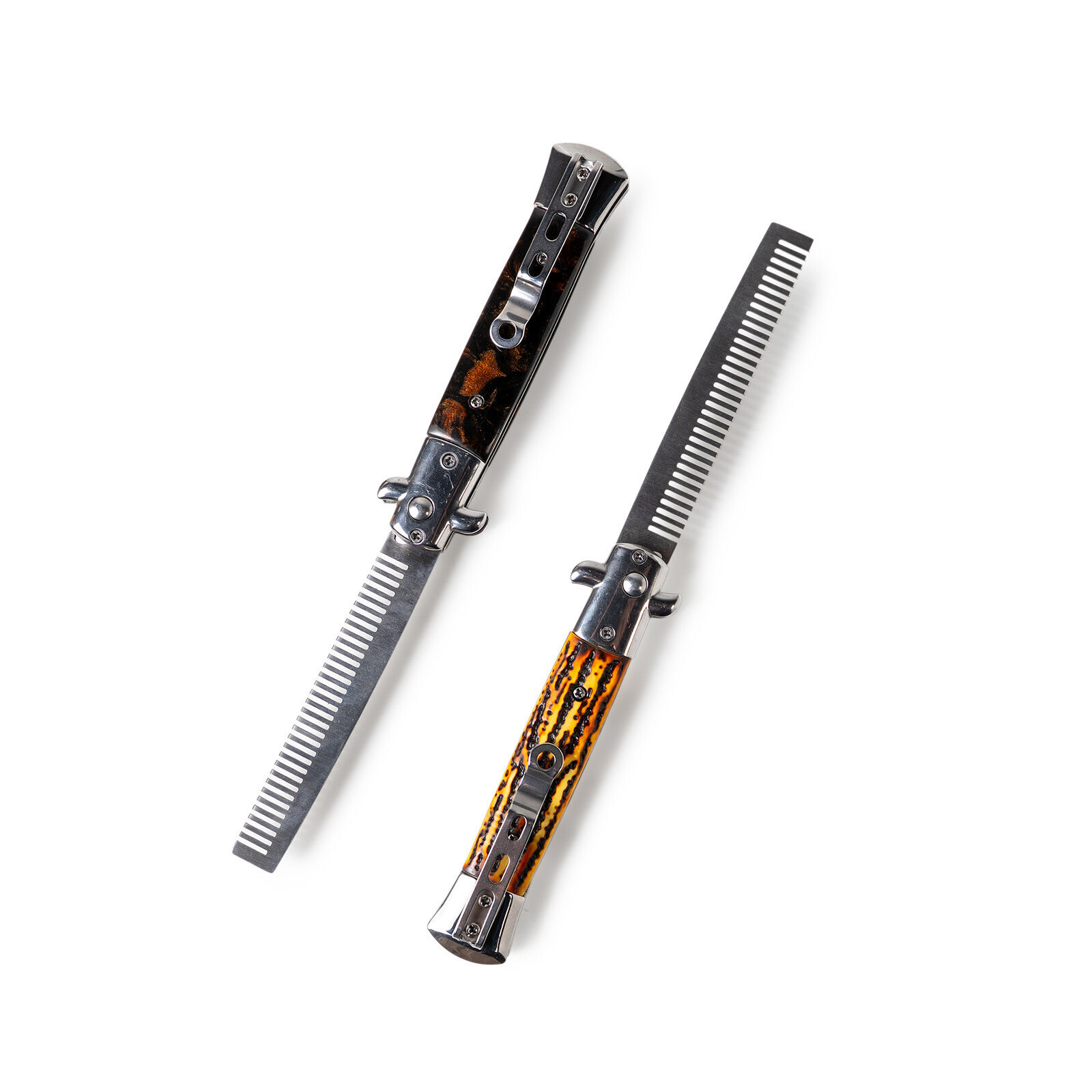 Brodeo Drive Brodeo Drive Comb & Get It Switchblade Comb  (1)   BRSC16 loading=