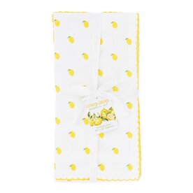 Design Imports DII Lemon Dot Print Napkin SET of 4   757921