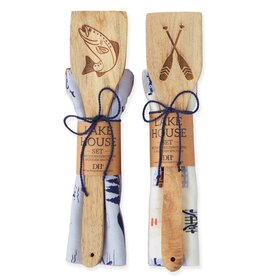 Design Imports DII Lake House Dishtowel + Spatula Gift Set Mixed Pack  756740