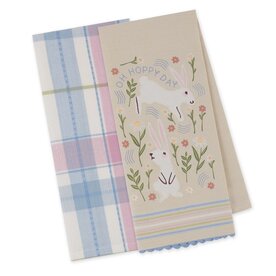 Design Imports DII Oh Hoppy Day Dishtowel Set of 2  756564
